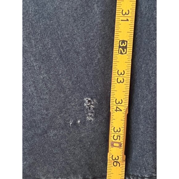 Mie Gabriele 1X Sleeveless Denim Tunic ShirtDress Button Front Closure Y2K - Picture 16 of 16